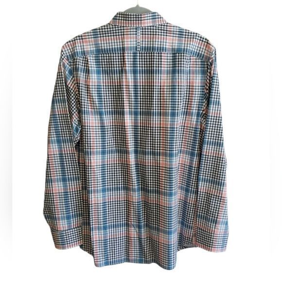 Banana Republic Men's Button-up Plaid Shirt Size Large - Picture 3 of 4